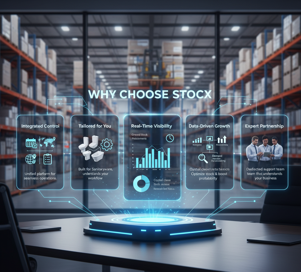 StocX Software Dashboard - Multi-brand Stock View